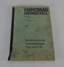 Operating Instructions/Manual Hanomag Express Truck F66 + F76 Stand 1968 picture