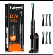 Fairywill Sonic Electric Toothbrush for Adults.  6 Placement Brushes picture