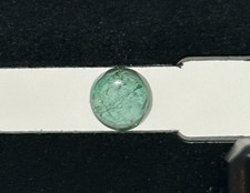 Natural Emerald Cabochon 0.78 ct Green Beryl Estate Gemstone 5mm picture