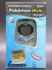 Pokemon Mini Console Blue Nintendo w/ Pokemon Party Cartridge Tested and Working picture
