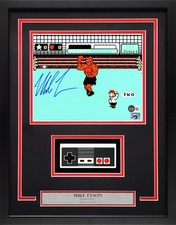 Mike Tyson Signed 8x10 Photo Nintendo Punch-Out With NES Controller BAS QR picture