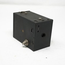 Kodak No 2 Brownie Model F Box Camera 120 Film Black Vintage Eastman Kodak picture