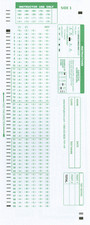 TEST-100E Scantron 882-E  881-E 889-E Compatible Testing Forms (50 Pack) picture