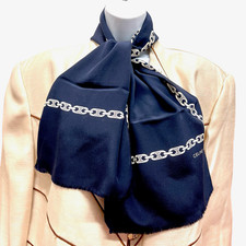 Unused -French Made  Celine silk scarf   46