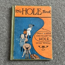 THE HOLE BOOK. by Peter Newell, 1908. 1st Edition, Color Illus Humor HC Signed?? picture