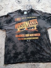 WWF Wrestlemania XII Size XL 1996 Iron Man Vintage Tubular picture