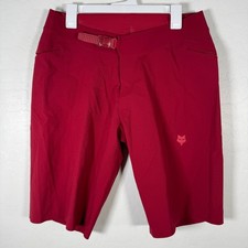 Fox Racing Lab Shorts Mens 34 Red Rawtec Ratchet Waist Cycling Outdoor picture