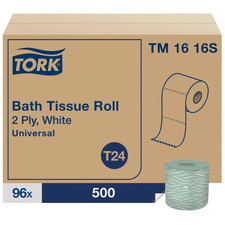 Tork Universal Toilet Paper, T24 (TM1616S), 500 Sheets/Roll - Case of 96 Rolls picture