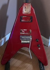 Vintage Kramer Vanguard Focus ? Flying V Project & Floyd Rose 1980s Rocker picture
