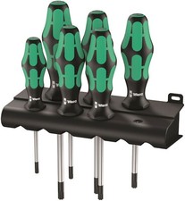 Wera 367/6 Kraftform Plus TORX® Screwdriver Set With Rack 6 Piece 05028062001 picture