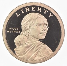 2013-S Sacagawea $1 Proof Treaty With The Delawares Gold Dollar picture