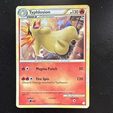 Pokemon Typhlosion 32/123 Holo Rare HGSS HeartGold SoulSilver HP/MP 2010 picture
