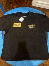 Gallery Dept Vintage Short Sleeves Oversized Tshirt Color Black Size XLarge picture