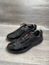 Prada american cup patent leather low top sneakers sz 38 picture