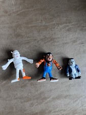 Lot Vtg PVC Universal Monster Figures Applause Mummy Werewolf Russ Frankenstein picture