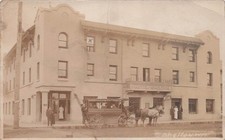 RPPC Hotel Shelton Washington First and Railroad Avenue c1913 Photo Postcard 32A picture