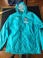 PUMA Valencia C.F. Soccer Rain Jacket Blue Size M picture
