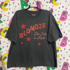 Blondie The Tide Is High 2 Sided Graphic Black cotton All sizes PA9097 picture