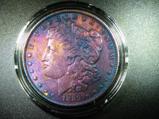 VF+ 1889 MORGAN SILVER DOLLAR BEAUTIFULLY TONED COLLECTOR GRADE  M2176 picture