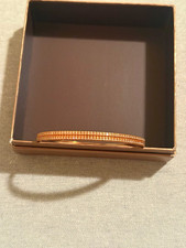 Affinity Diamonds Double Row Pavé Bangle Bracelet Rose Gold Plated Sterling picture
