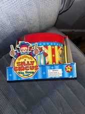 Vintage Schylling Silly Circus Tin Drum Complete Set In Box 2006 Retro Toy picture
