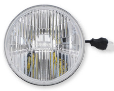 Holley RetroBright LFRB126 Hi Beam LED Headlight 5.75 in Classic White (3000K) picture