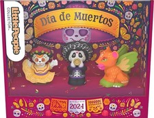 Fisher Price Little People Dia De Los Muertos Collection To Market Rare Set New  picture