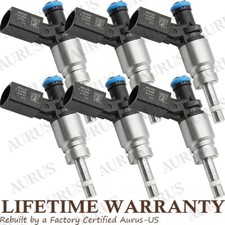 x6 OEM HITACHI Fuel Injectors for Audi 2005-2012 A4 A5 A6 Quattro Q5 S4 S6 S8 V8 picture