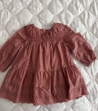 Baby Gap Pink Cotton Dress Sleeveless  SIZE 12 18 Months picture