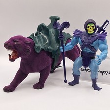 Vtg SKELETOR & PANTHOR Motu Masters Of The Universe He-Man Action Figures T-7 picture