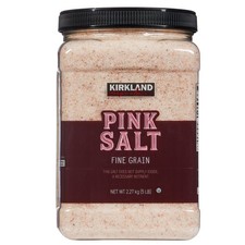 New Kirkland Ground Pink Salt - Fine Grain Organic Salt, 5 lbs Bulk Container picture