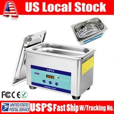 Commercial 800ML Ultrasonic Cleaner Industry w/Timer Jewelry Ring Parts Glasses picture