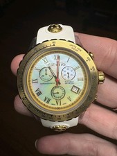 Giantto Titanic Crystal Chronograph Mother of Pearl / Gold / White picture