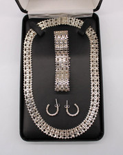 3pc Milor Italy 925 Sterling Silver Jewelry Set picture
