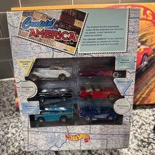 Mattel 1996 Hot Wheels Cruisin' America 6-Car Complete Set 17263 - Brand New picture