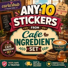 Cafe Ingredient Any 10 Stickers (2-3-4 Star) set 11 :- Monopoly Go  picture