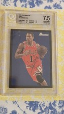 2009-10 BOWMAN '48 BLACK #11 DERRICK ROSE #12/48 BGS 7.5 HGIP BGS or PSA picture