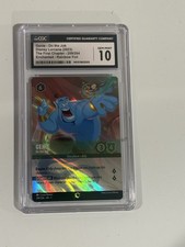 CGC 10 Disney Lorcana Genie - On the Job Enchanted Foil 209/204 picture