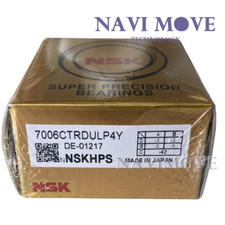 (Set of Two) New For NSK 7006CTRDULP4Y Abec-7 Super Precision Spindle Bearings picture