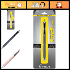 Premium Metal Gel Pen, Fine Point 0.7mm, Assorted Colors, Black Ink, Smooth Writ picture