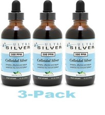 FREE 2-3 DAY SHIPPING 3-PACK Ultra Silver Colloidal Silver  500 ppm 4oz picture