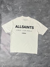 Allsaints London Big Logo Oversize Shirt Small Size picture