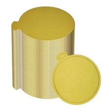 30 Pcs Mini Cake Boards, 3.1 Inch Mousse Boards Small Round-30Pcs, Gold picture