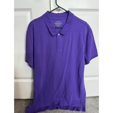 Sonoma Goods for Life Weekend Polo Shirt Mens XXL Purple Short Sleeve Collared picture
