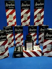 Angelus Leather Dye 3 oz. with Applicator for Shoes Boots Bags Pic-A - Color picture