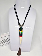 TALISMAN COLMILLO 2.5'' ORIGINAL / FANG NECKLACE DINERO SUERTE PROTECCION  picture