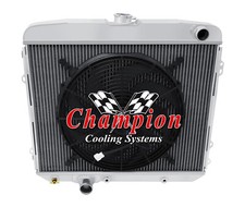 ER Champion 4 Row Radiator W/ 16