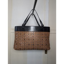 Givenchy 4 G Antigona Leather Orange & Dark Brown Handbag w/ Baby Pouchette picture
