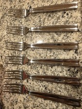 set 6  Alessi Italy Stainless Flatware Dinner knives soup RARE others available picture