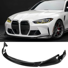 Front Bumper Lip for BMW G80 M3 G82 G83 M4 2021-2026 Carbon Fiber Style picture